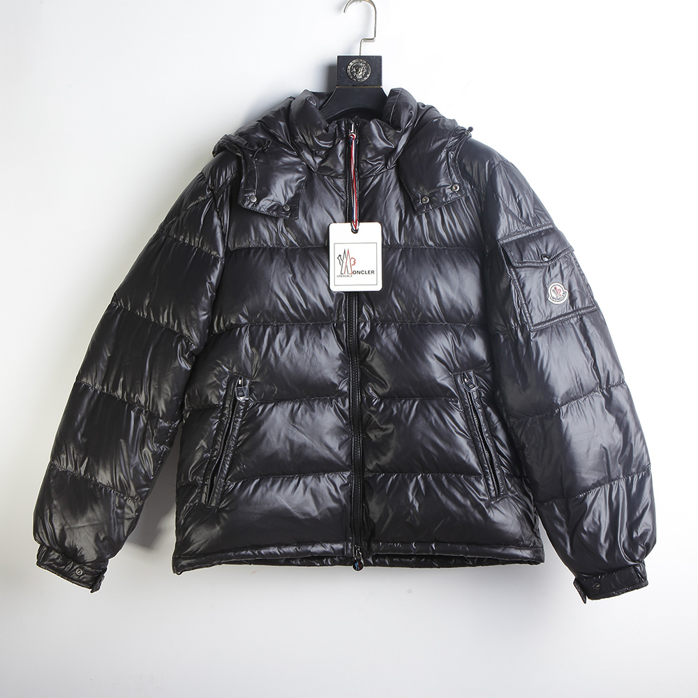 Moncler Maya Down Jacket Black - DopestKickz