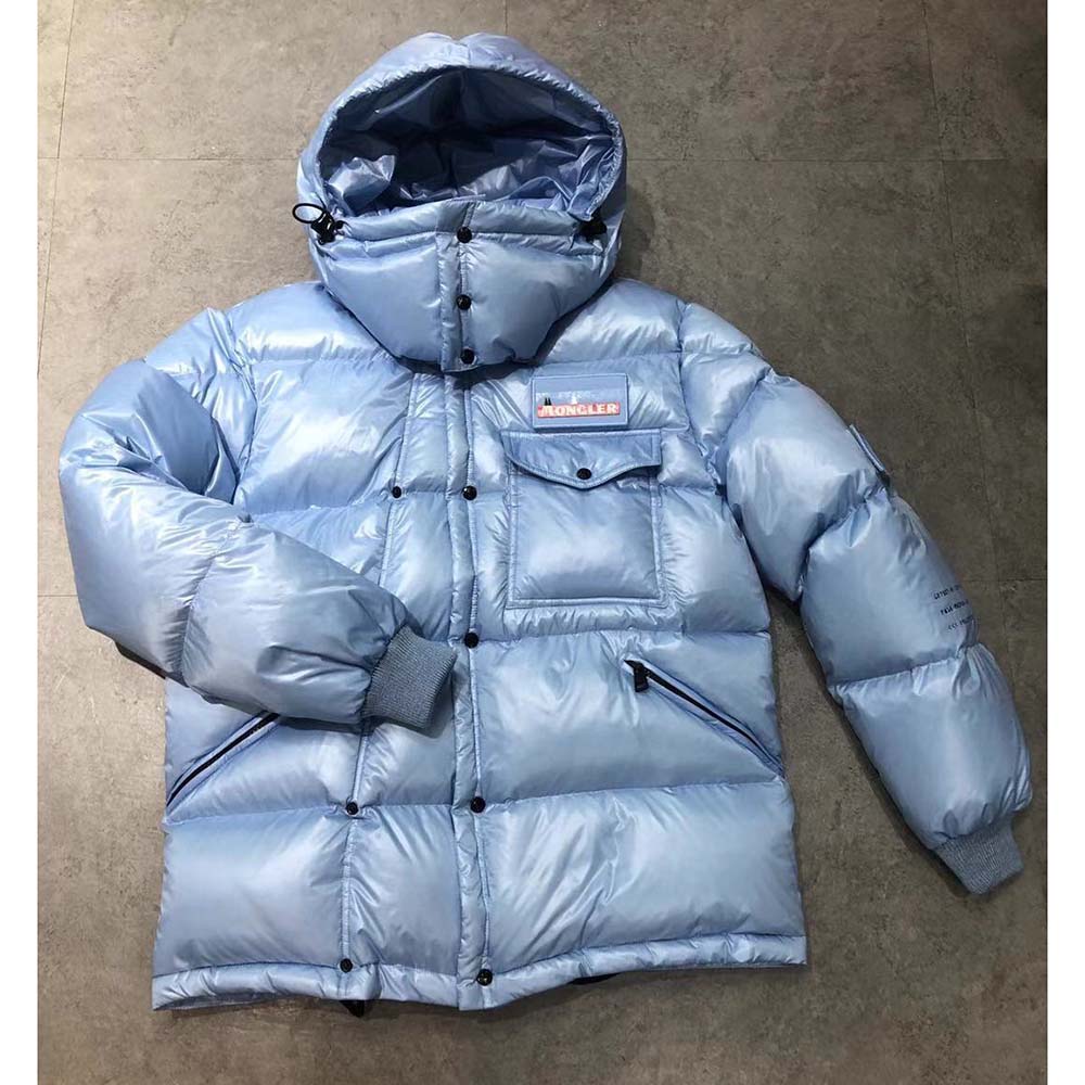 Moncler Down Jacket Blue - DopestKickz