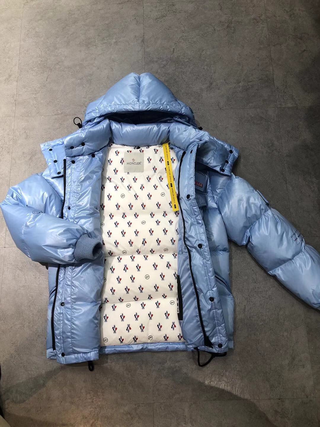 Moncler Down Jacket Blue - DopestKickz