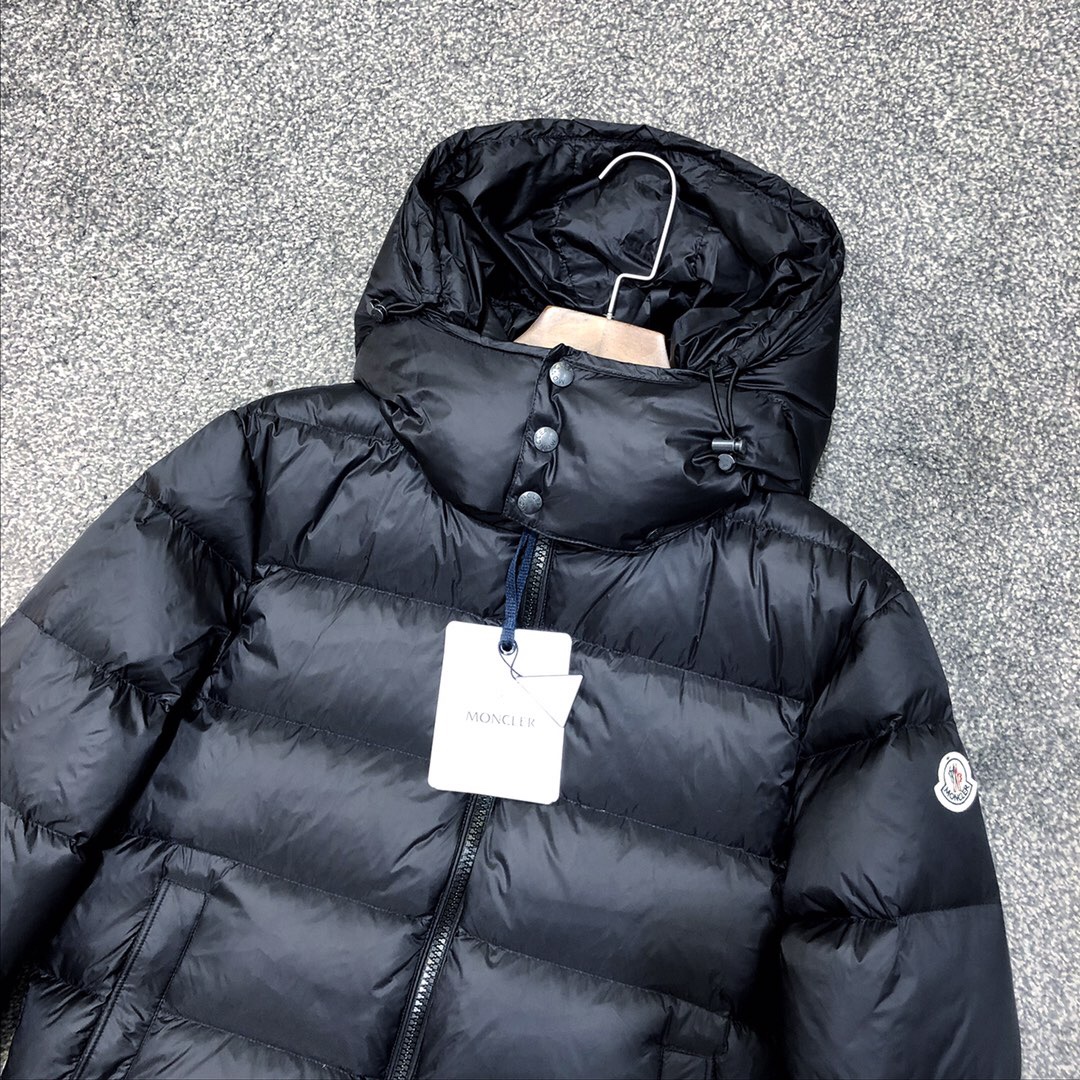Moncler Black Down Jacket - DopestKickz