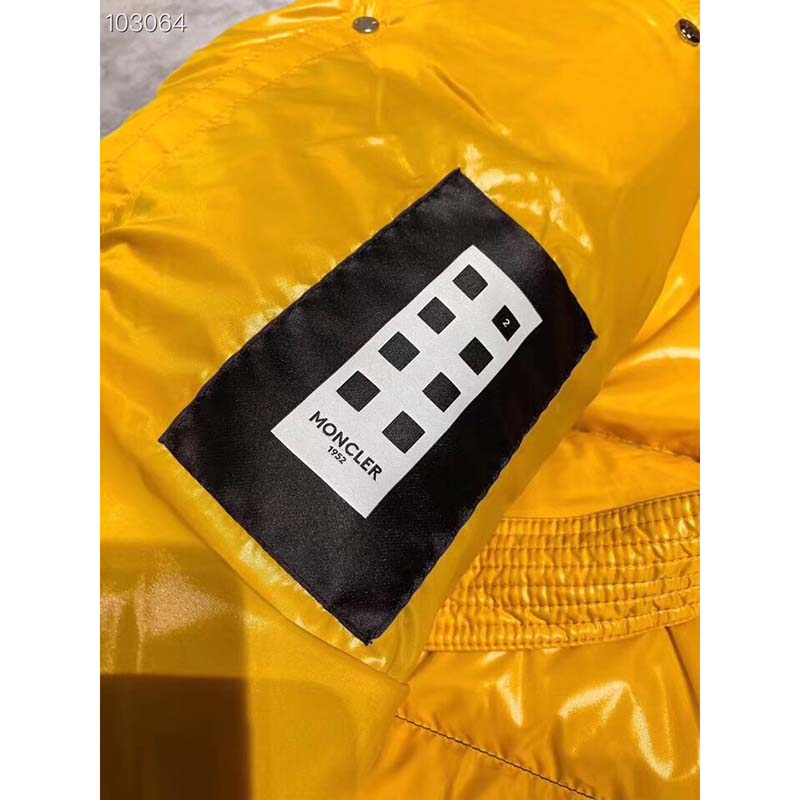 Moncler Down Jacket  Black/Yellow - DopestKickz