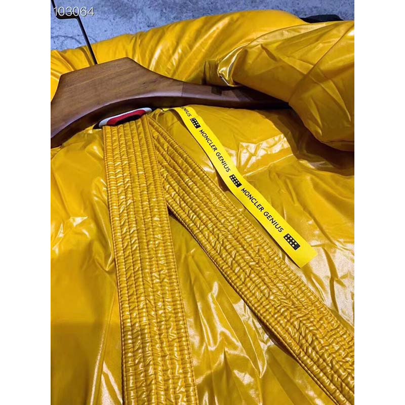 Moncler Down Jacket  Black/Yellow - DopestKickz