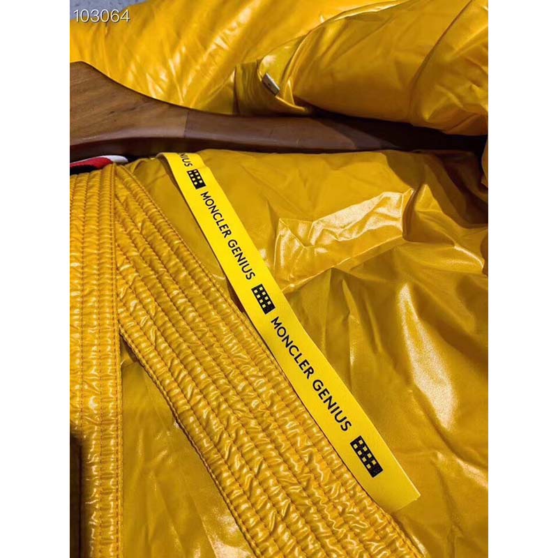 Moncler Down Jacket  Black/Yellow - DopestKickz