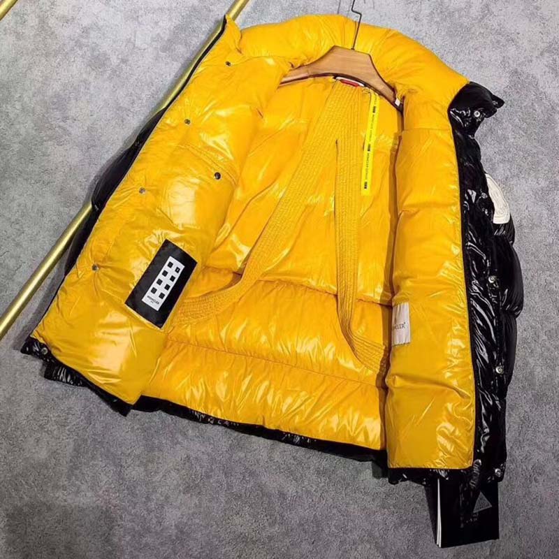 Moncler Down Jacket  Black/Yellow - DopestKickz