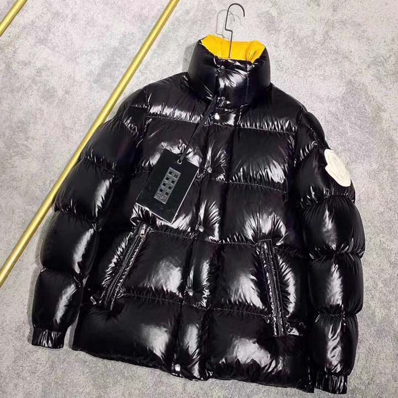 Moncler Down Jacket  Black/Yellow - DopestKickz