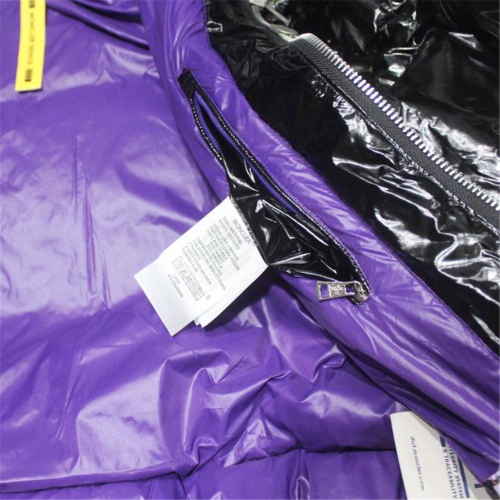 Moncler Down Jacket Black/Purple - DopestKickz