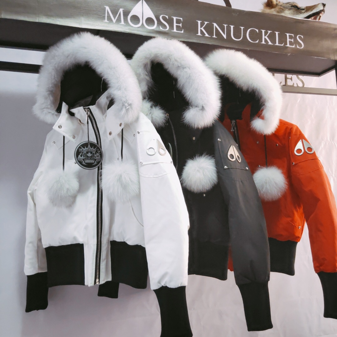 Moose Knuckles White Down Jacket  - DopestKickz