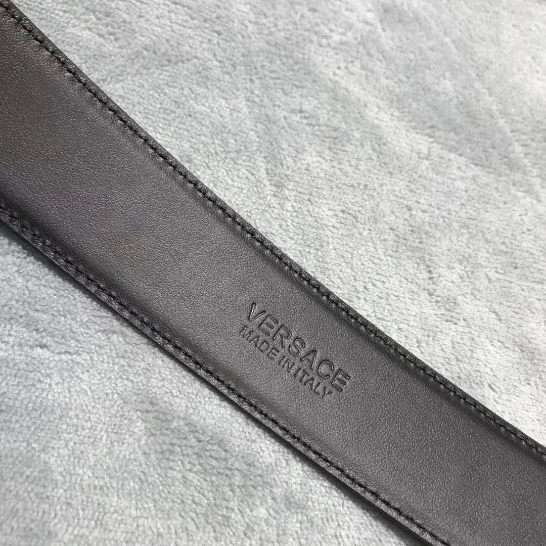 Versace Leather Belt - DopestKickz