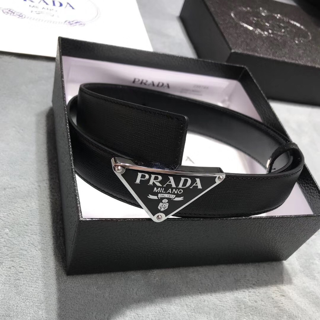 Prada Leather Belt - DopestKickz