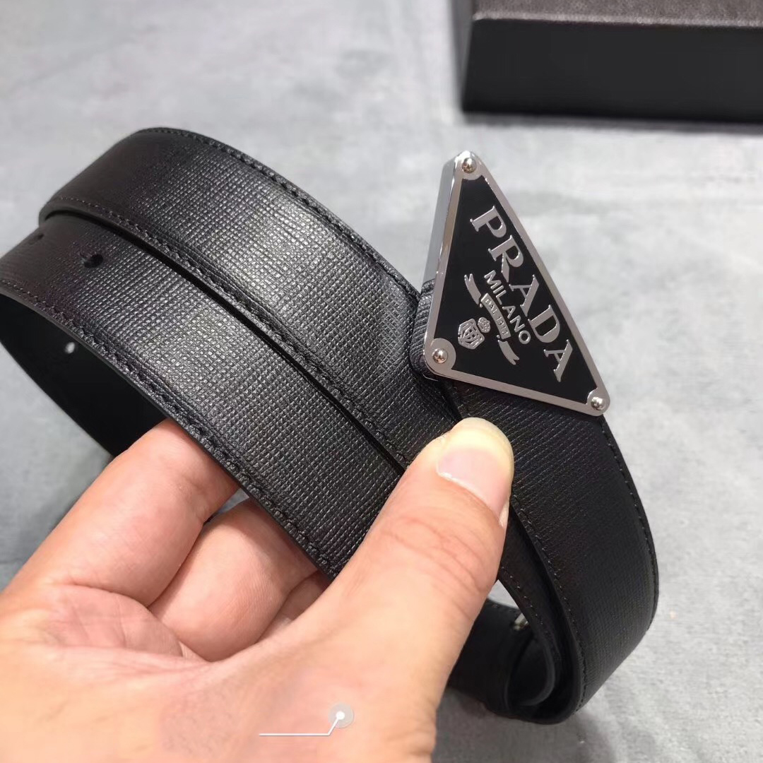 Prada Leather Belt - DopestKickz