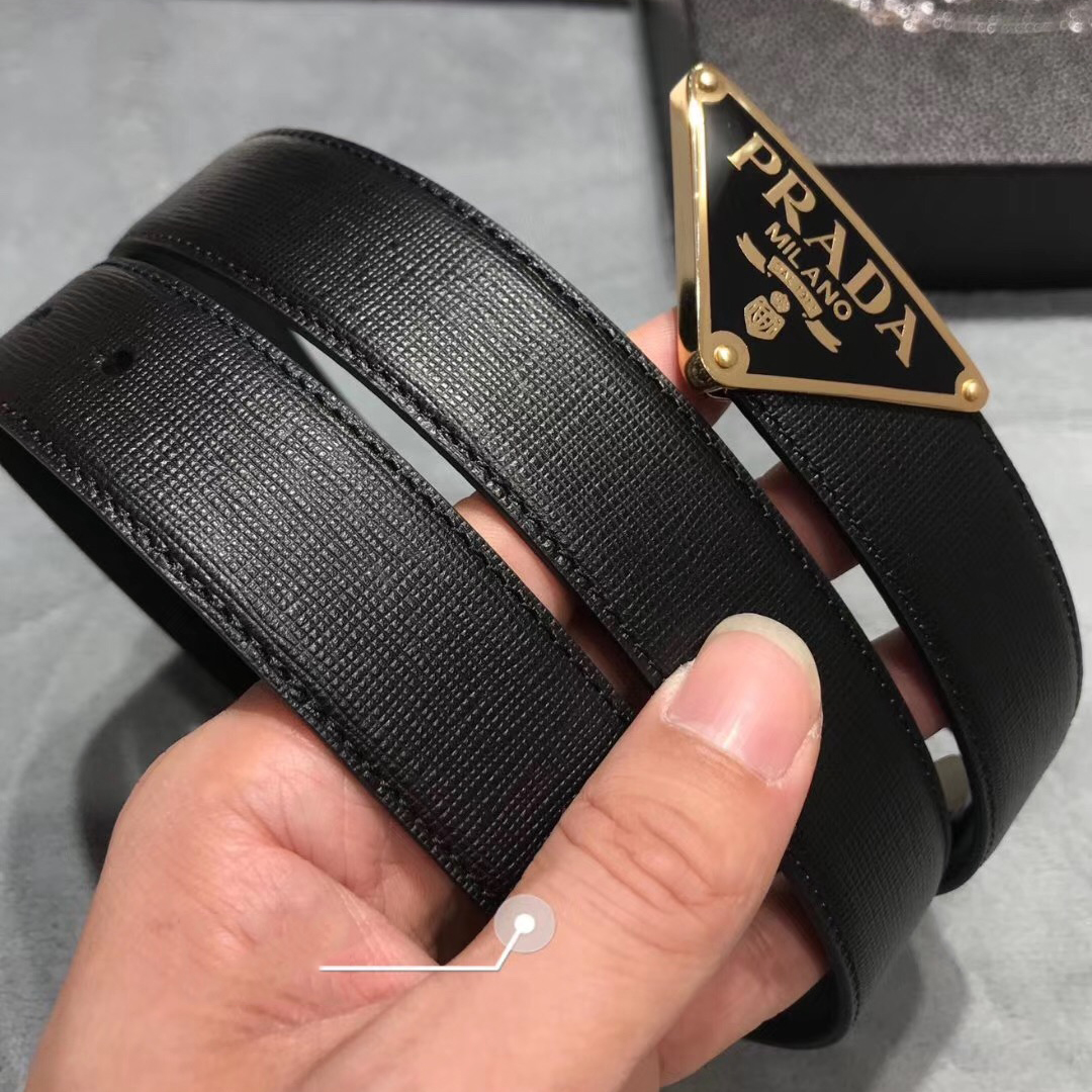 Prada Leather Belt - DopestKickz