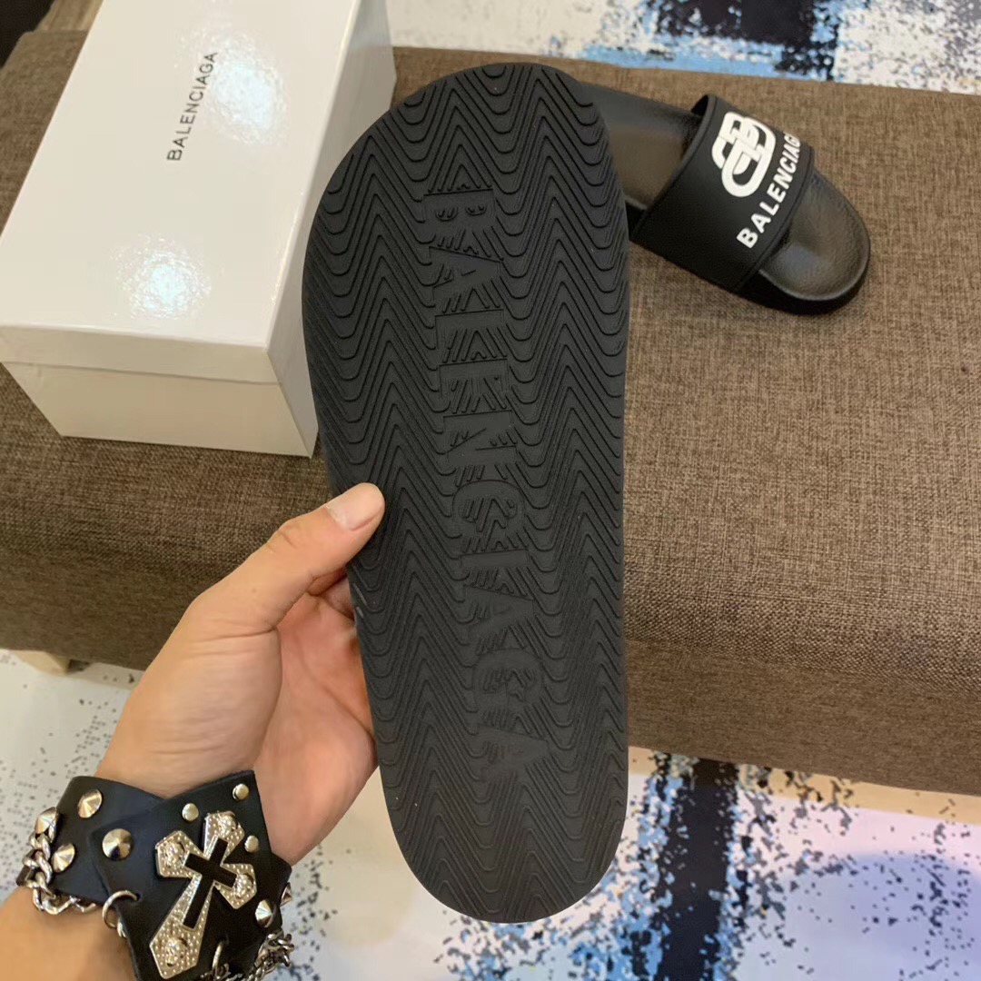 Balenciaga Bb Slide Sandal - DopestKickz