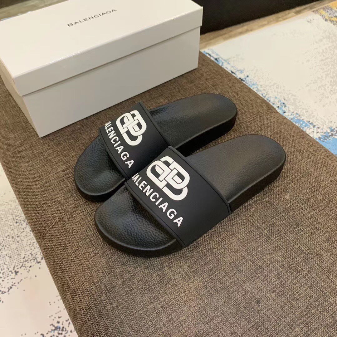 Balenciaga Bb Slide Sandal - DopestKickz