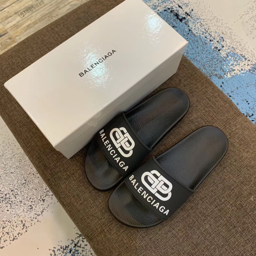 Balenciaga Bb Slide Sandal - DopestKickz
