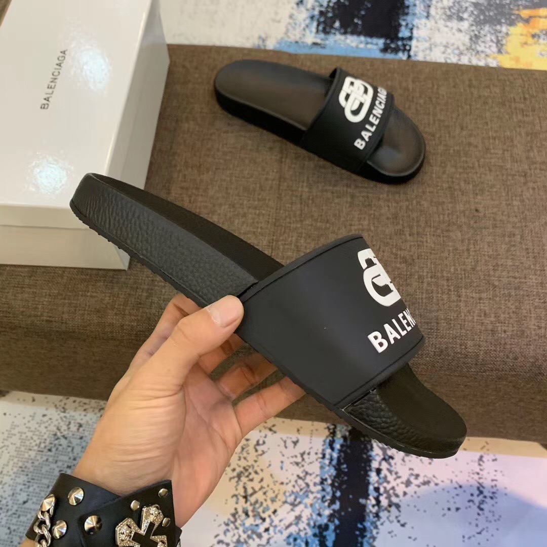 Balenciaga Bb Slide Sandal - DopestKickz
