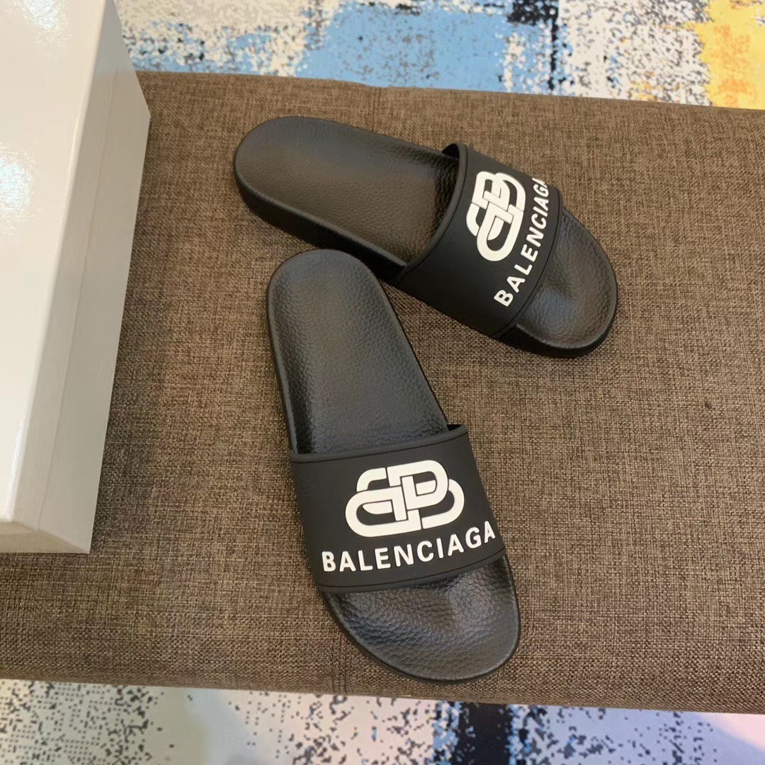 Balenciaga Bb Slide Sandal - DopestKickz