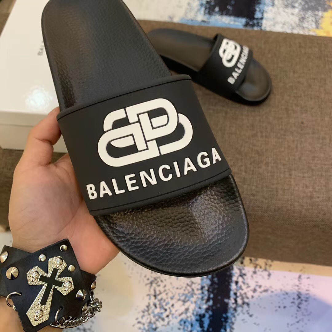 Balenciaga Bb Slide Sandal - DopestKickz