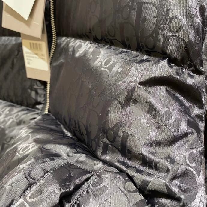 Dior Oblique Print Down Puffer Jacket - DopestKickz