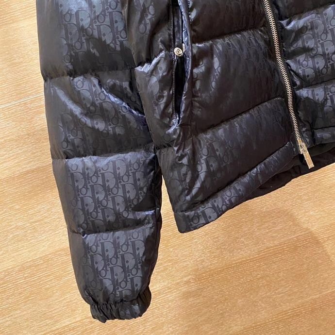 Dior Oblique Print Down Puffer Jacket - DopestKickz