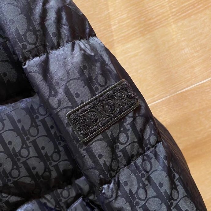 Dior Oblique Print Down Puffer Jacket - DopestKickz