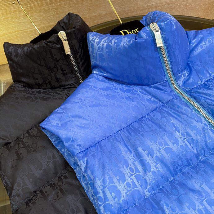 Dior Oblique Sleeveless Down Jacket - DopestKickz