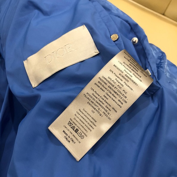 Dior Oblique Print Down Puffer Jacket - DopestKickz