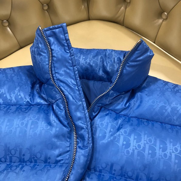 Dior Oblique Print Down Puffer Jacket - DopestKickz