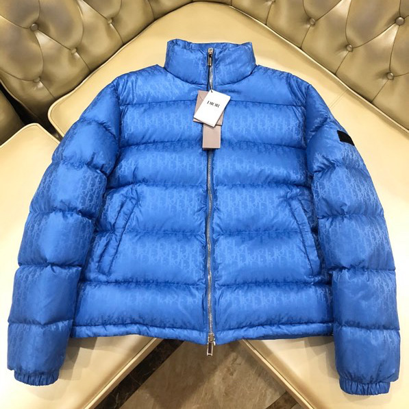 Dior Oblique Print Down Puffer Jacket - DopestKickz