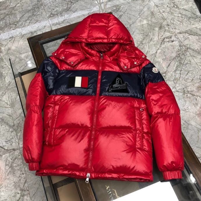 Moncler Logo Patch Padded Jacket - DopestKickz