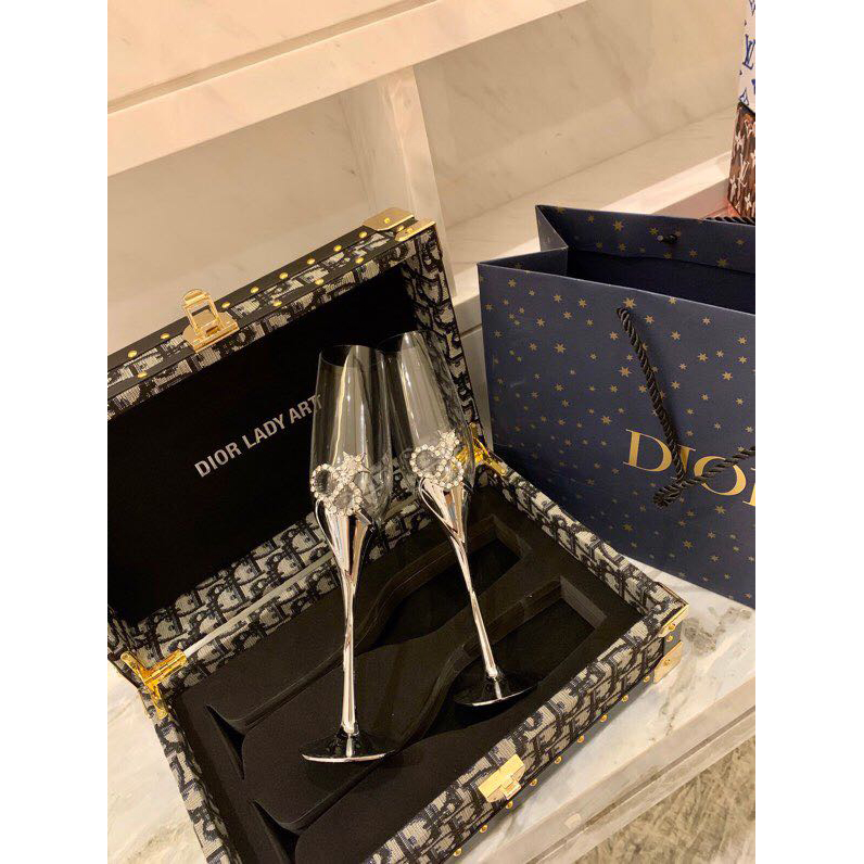 Dior Red Wine Glass - DopestKickz