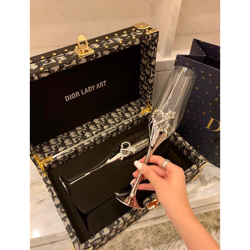 Dior Red Wine Glass - DopestKickz