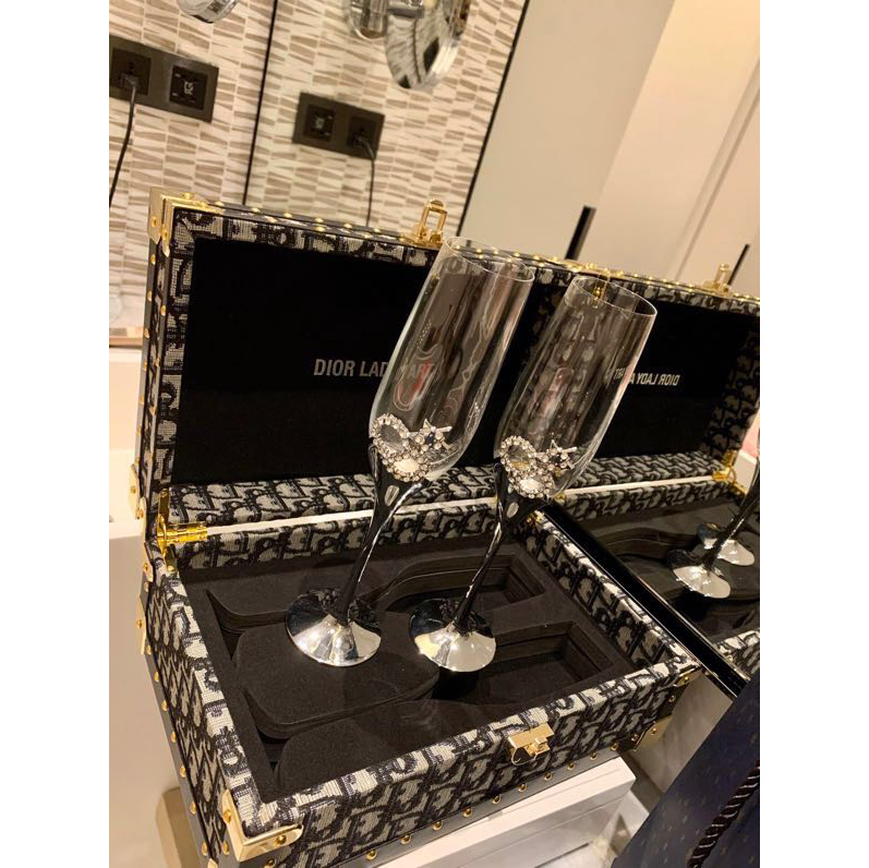 Dior Red Wine Glass - DopestKickz