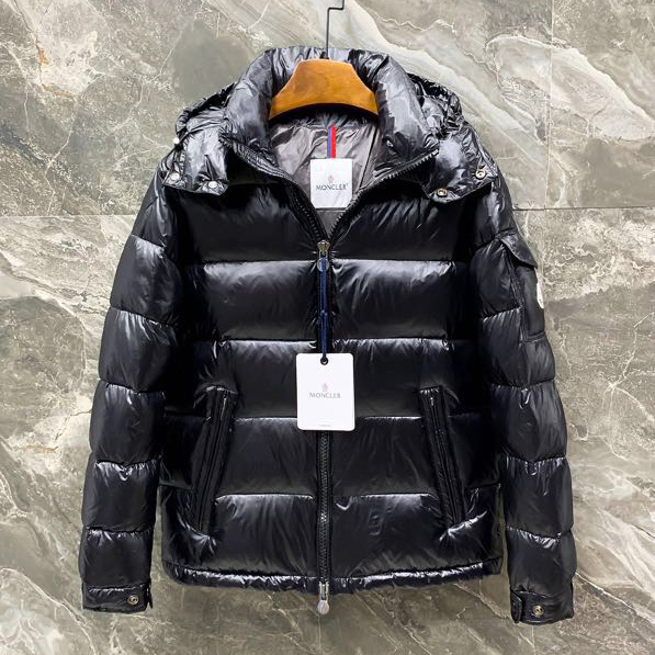 Moncler Black Down Jacket - DopestKickz