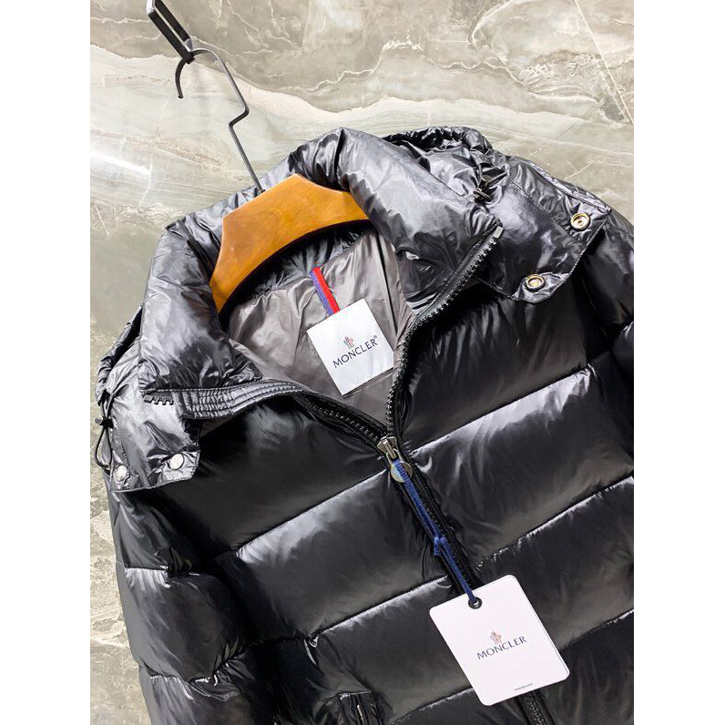 Moncler Black Down Jacket - DopestKickz