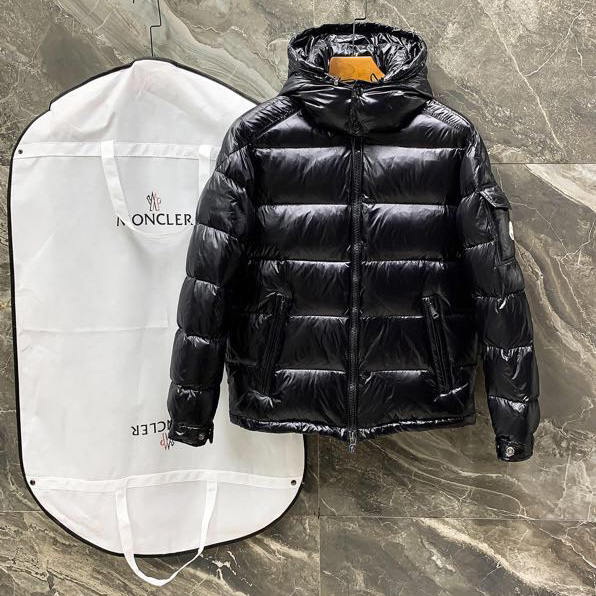 Moncler Black Down Jacket - DopestKickz