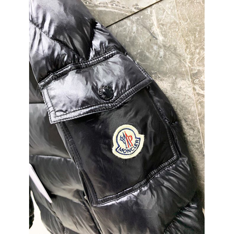 Moncler Black Down Jacket - DopestKickz