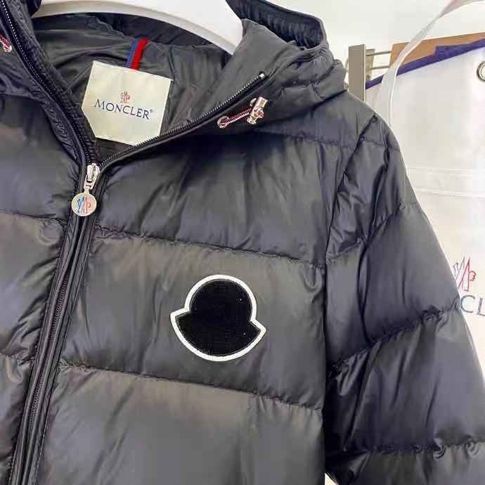Moncler Logo Print Down Jacket  - DopestKickz