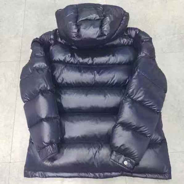 Moncler Logo Print Zipper Down Jacket  - DopestKickz