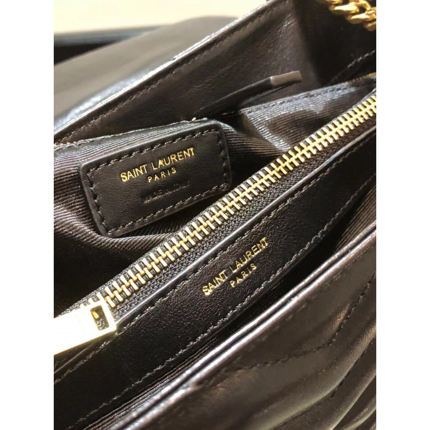 Saint Laurent Logo Print Shoulder Bag (31cm) - DopestKickz