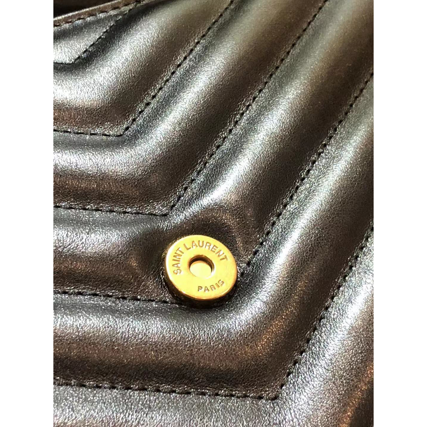 Saint Laurent Logo Print Shoulder Bag (31cm) - DopestKickz