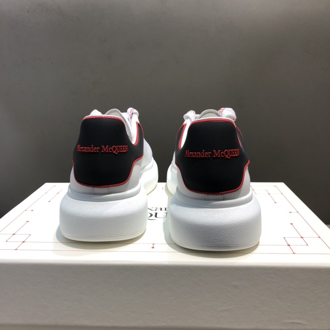 Alexander Mqueen Low-Top Air Platform Leather Sneakers    - DopestKickz