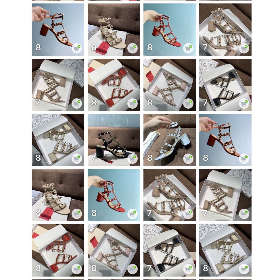 Valenti Women's Garavani Rockstud Heels  - DopestKickz