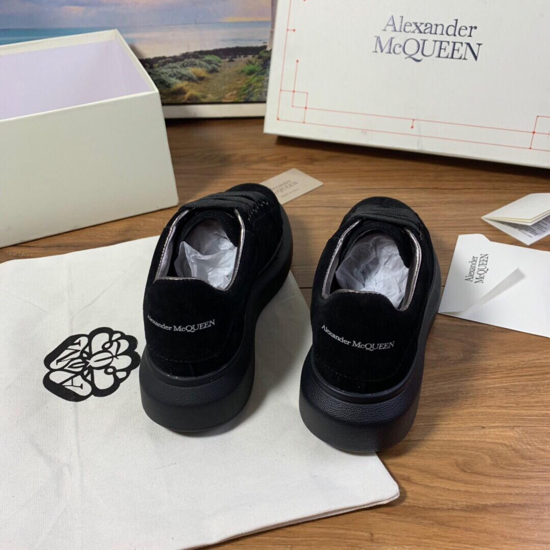 Alexander Mqueen Air Platform Black Suede Sneakers    - DopestKickz