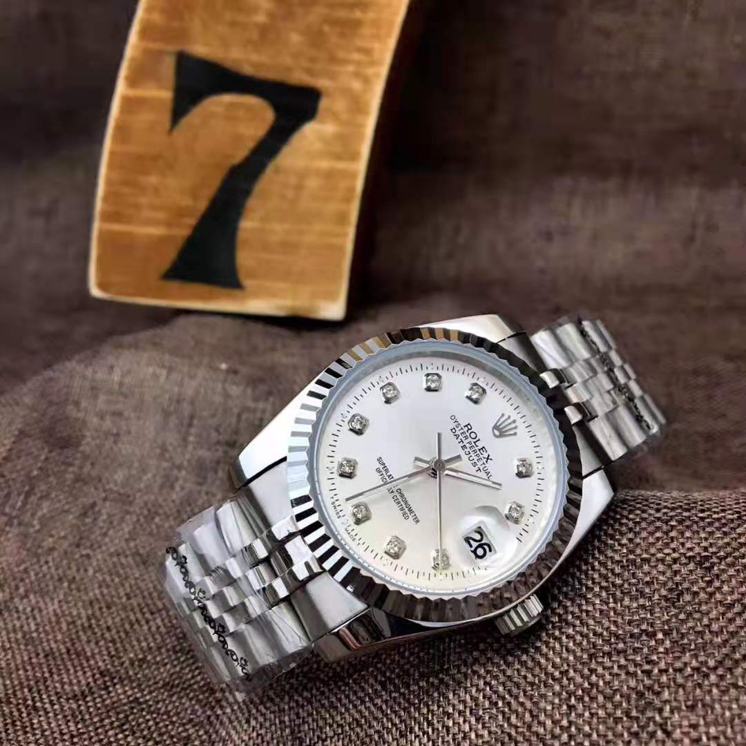 Rolex High Quality Watch in Silver - DopestKickz