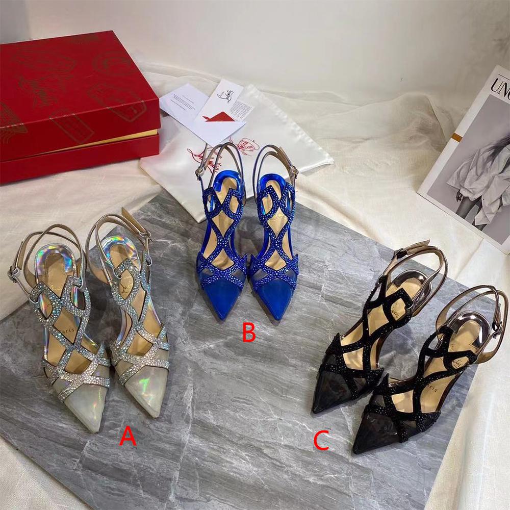 Christian Louboutin Double L Pump Strass 10CM - DopestKickz