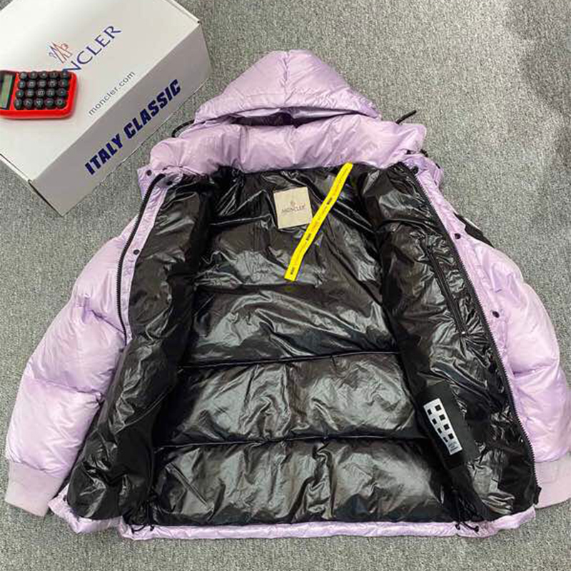 Moncler Anthemyx Short Down Jacket In Light Lilac - DopestKickz