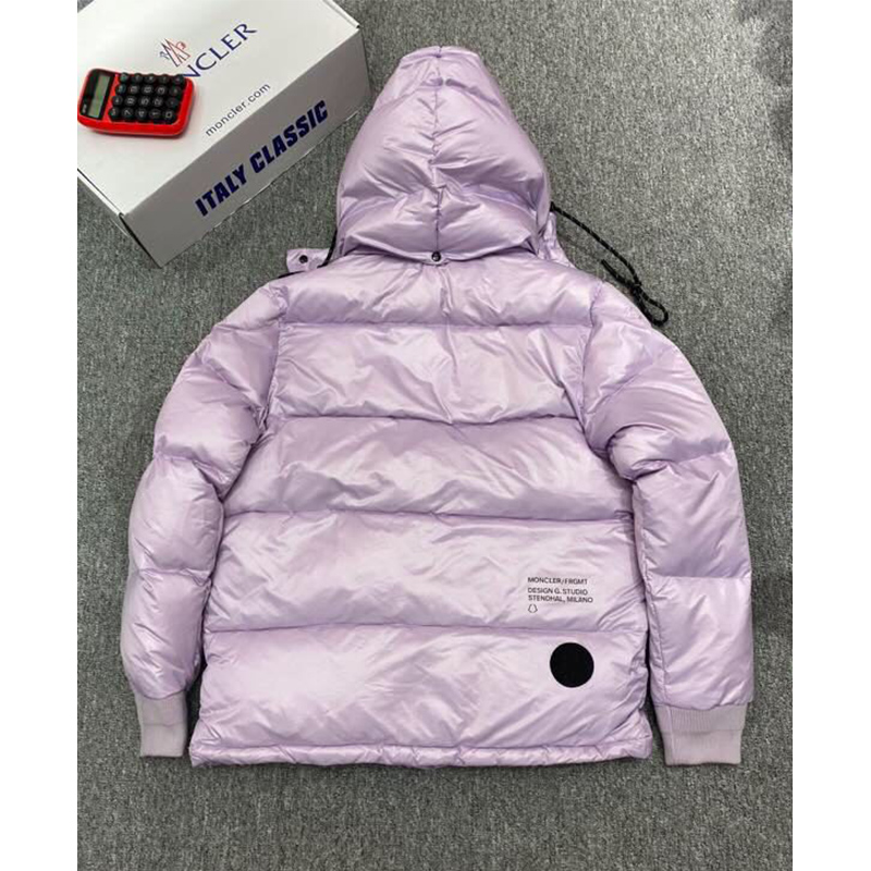 Moncler Anthemyx Short Down Jacket In Light Lilac - DopestKickz