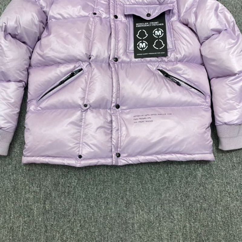 Moncler Anthemyx Short Down Jacket In Light Lilac - DopestKickz
