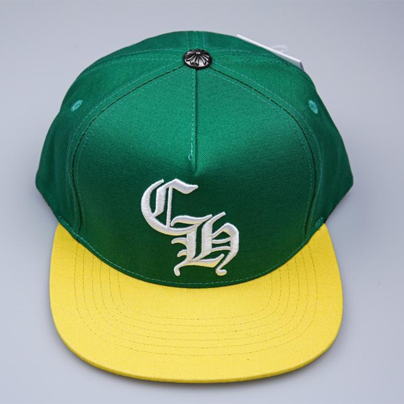 Chrome Heart Baseball Cap Green/Yellow - DopestKickz