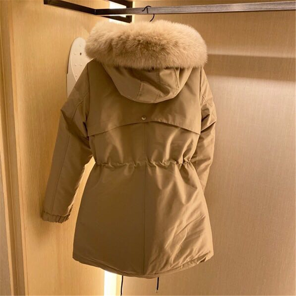 Prada Detachable Long Down Jacket(Apricot) - DopestKickz